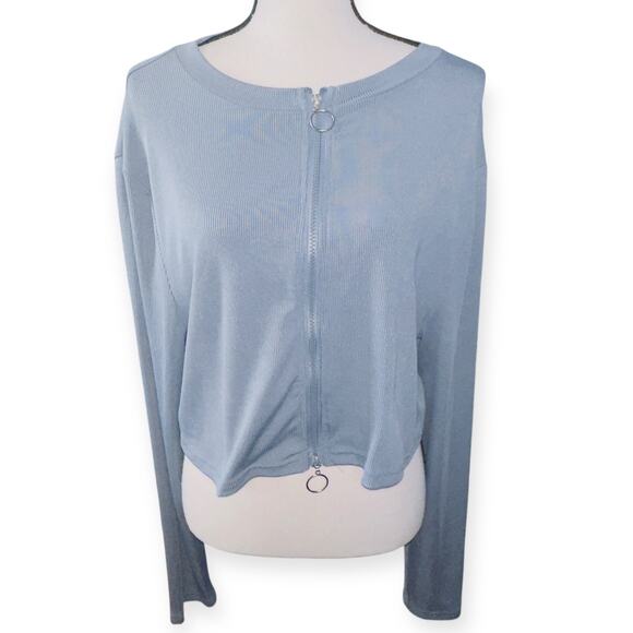 Blue-Grey Long Sleeve Shirt - Picture 1 of 5